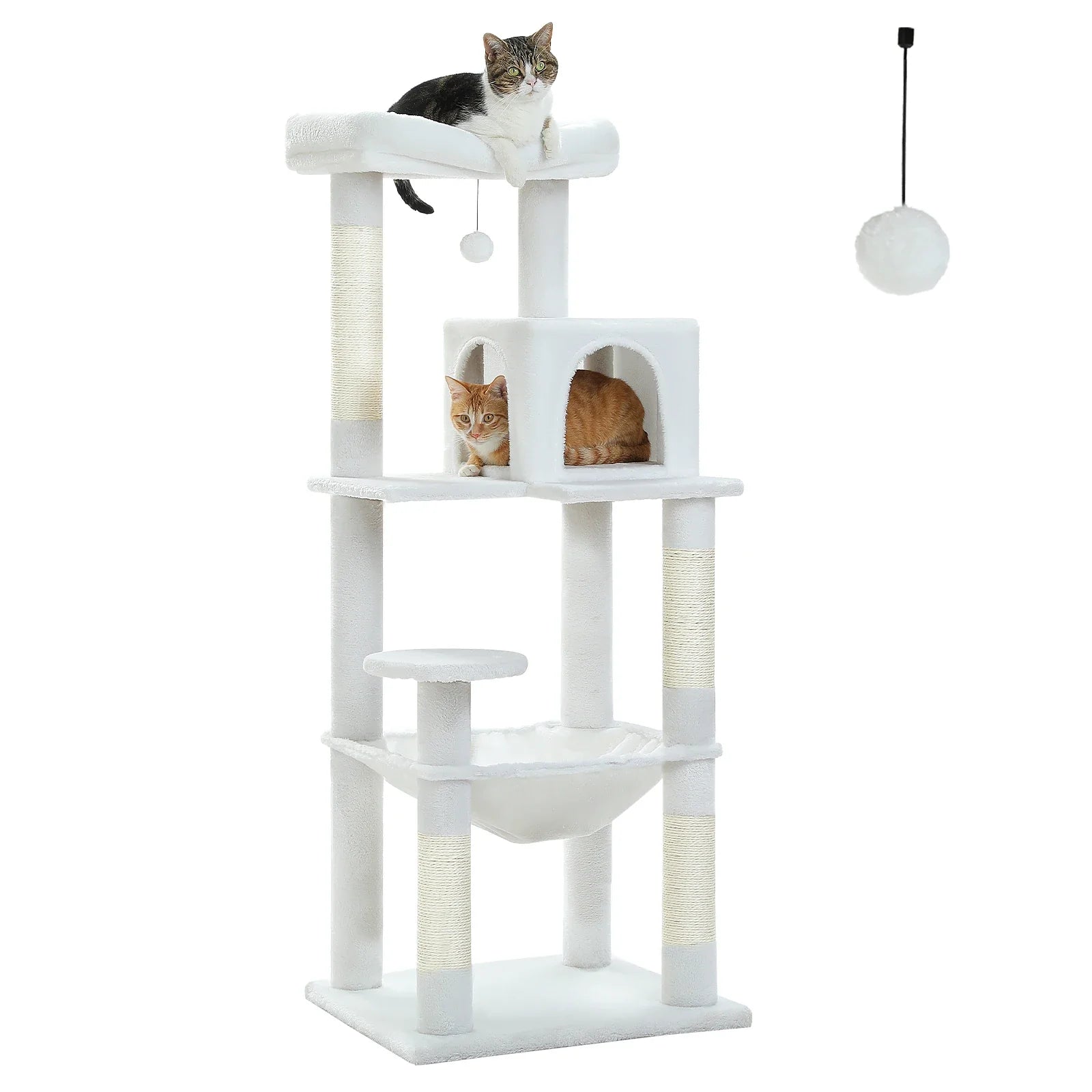 Multi-Level Cat Tree with Condo and Scratching Posts-My Little Pet