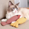 Interactive Catnip Fish Toy for Cats – Soft Linen Pet Toy for Indoor Play and Exercise-My Little Pet