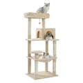 Multi-Level Cat Tree with Condo and Scratching Posts-My Little Pet