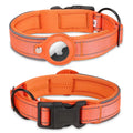 Waterproof Leather Dog Collar with Airtag Holder-My Little Pet