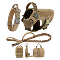 Tactical Dog Harness and Leash Set for All Dog Sizes-My Little Pet