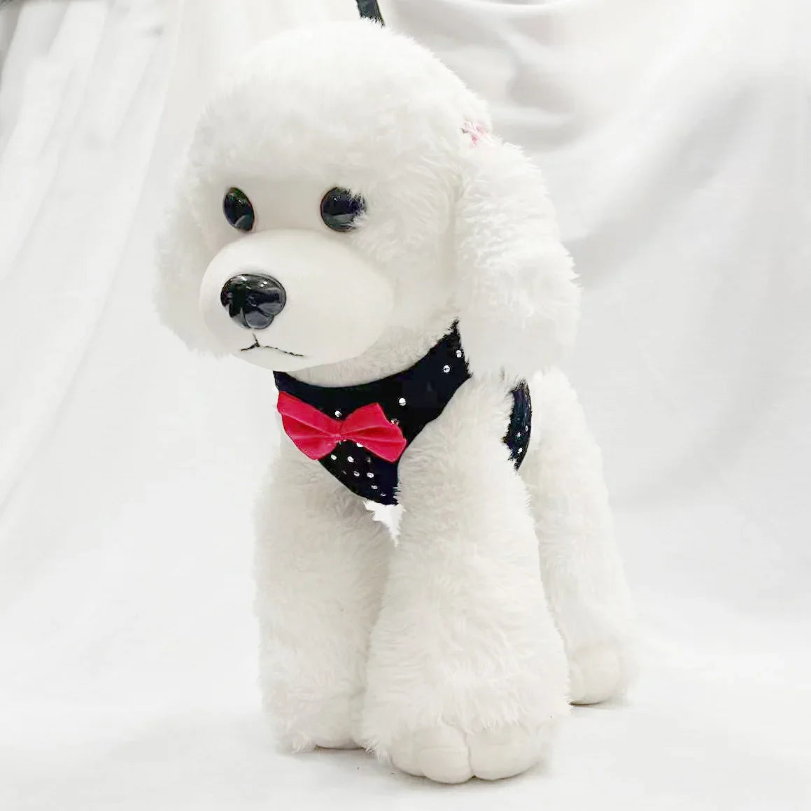 Elegant Soft Diamond Dog Harness Vest-My Little Pet