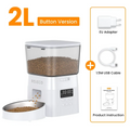 ROJECO Automatic Pet Feeder – 2L Button Version for Cats and Dogs-My Little Pet