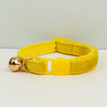 Velvet Cat Collar with Adjustable Safety and Bell-My Little Pet