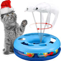 Interactive Cat Toy Set with Roller Tracks, Mouse Teaser, and Exercise Balls-My Little Pet