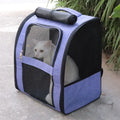 Breathable Cat and Small Dog Backpack - Portable Travel Carrier with Large Viewing Window-My Little Pet