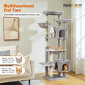 Multi-Level Cat Tree with Scratching Posts and Condos-My Little Pet