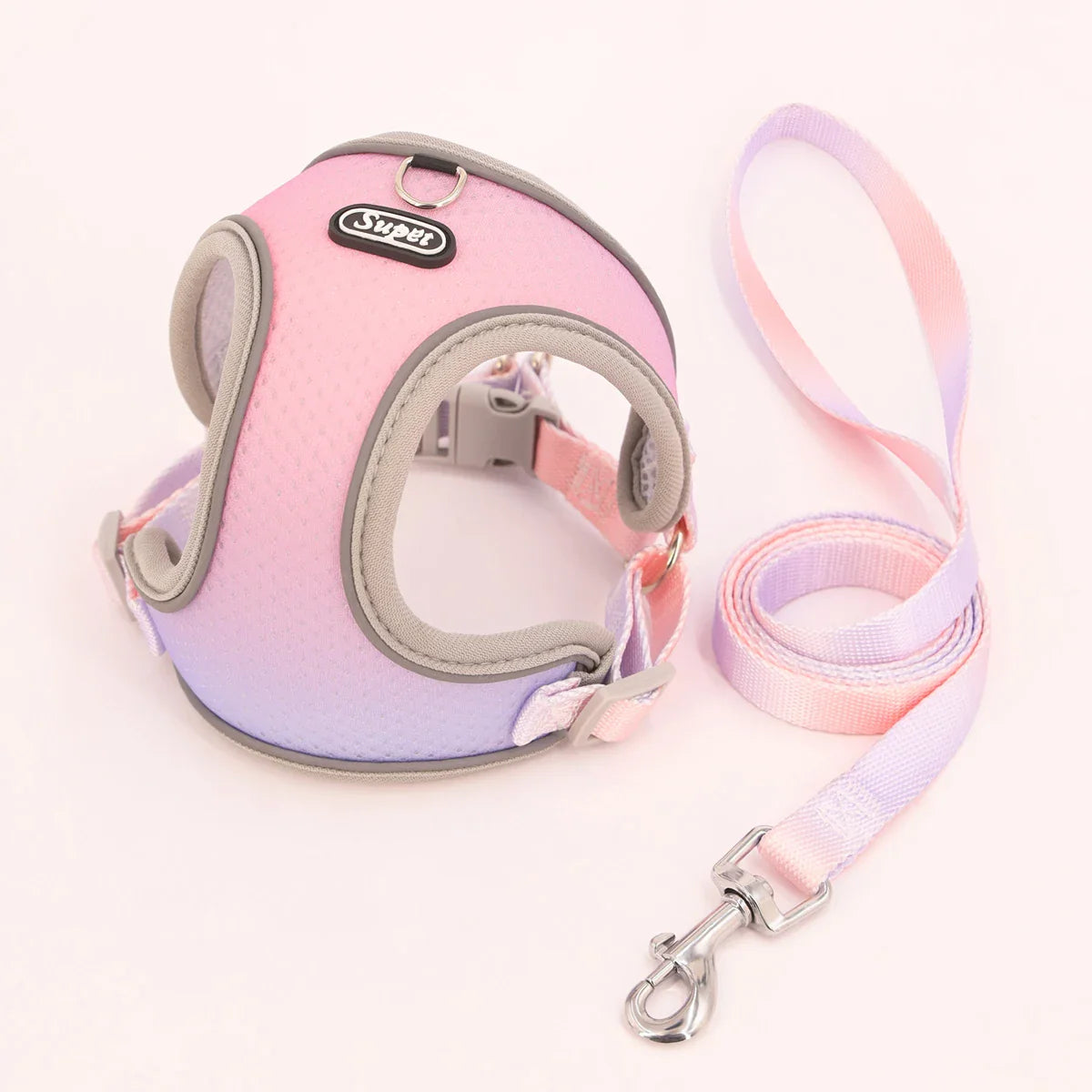 Supet Adjustable Pet Harness - Reflective and Breathable Vest for Dogs and Cats-My Little Pet