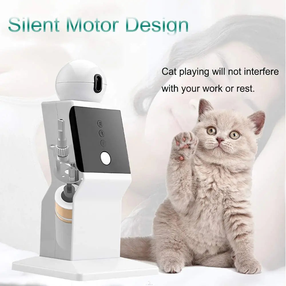 Interactive Laser Cat Toy - Automatic 360° Rotating Laser-My Little Pet