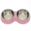 Eco-Friendly Wheat Straw Double Bowl for Dogs-My Little Pet