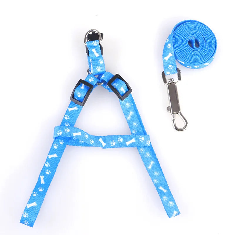 Adjustable Dog and Cat Harness with Leash Set - Reflective, Personalized Features-My Little Pet