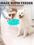 Eco-Friendly Slow Feeder Dog Bowl in Multiple Colors-My Little Pet