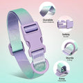 Adjustable Nylon Dog Collar with Quick Release - Available in Pink, Blue, Purple-My Little Pet