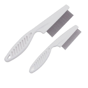 Pet Hair Shedding Comb – Stainless Steel Flea Comb for Cats and Dogs-My Little Pet