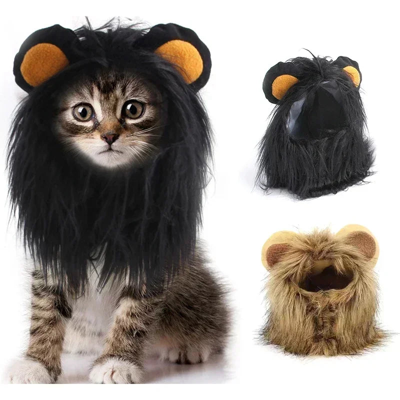 Lion Mane Cat Costume Wig-My Little Pet