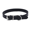 Adjustable Leather Dog and Cat Collar with Alloy Buckle-My Little Pet