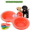 Eco-Friendly Wheat Straw Double Bowl for Dogs-My Little Pet