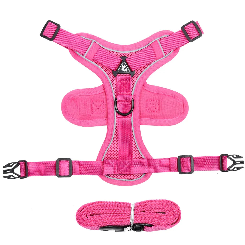 Reflective Breathable Dog Harness for Large Breeds-My Little Pet