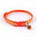 Adjustable Fashion Pet Cat Collar with Cute Bell – Colorful Pattern DIY Necklace for Cats and Kittens-My Little Pet