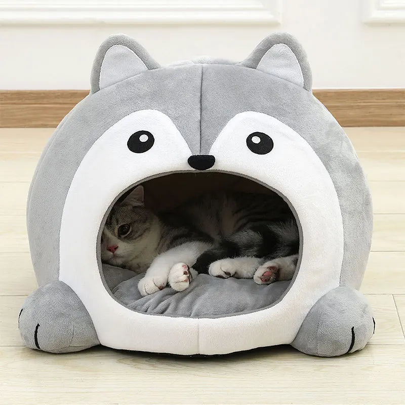 Very Soft Cat Bed - Pet Basket Cat House Sofa, Small Dog Lounger Cushion, Kittens Cave-My Little Pet