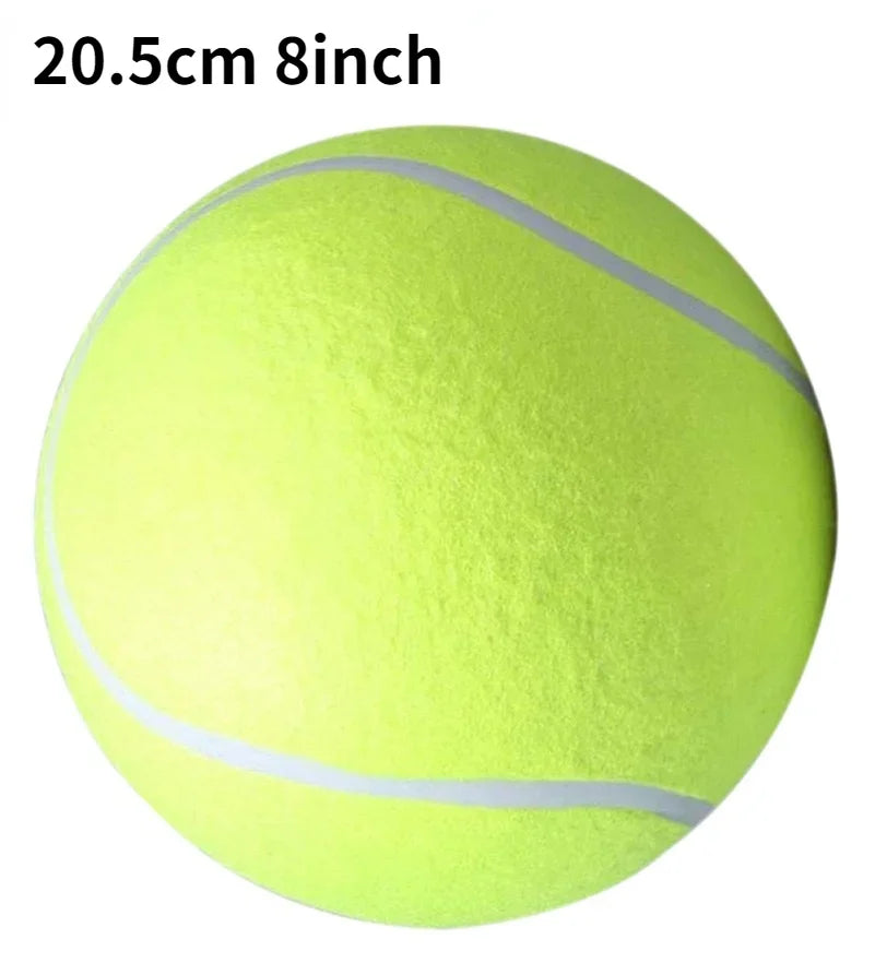 Large Durable Dog Tennis Ball - Giant Interactive Pet Toy for Training and Play-My Little Pet