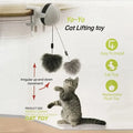 Interactive Electric Cat Toy with Rotating Ball and Flutter Features-My Little Pet