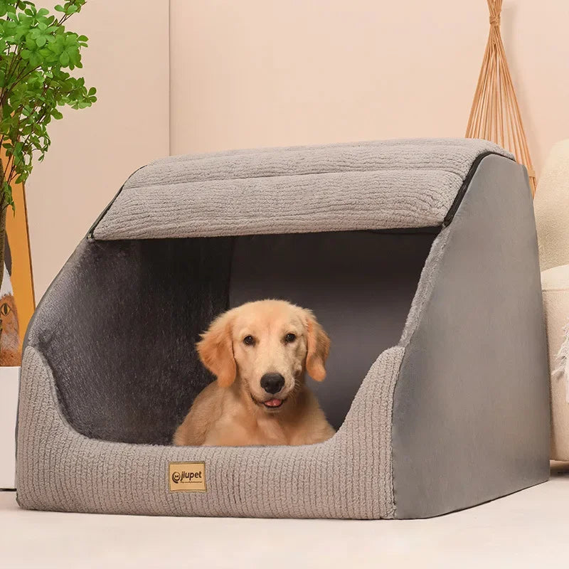 Luxurious Winter Warm Pet Bed for Medium to Large Dogs and Cats-My Little Pet