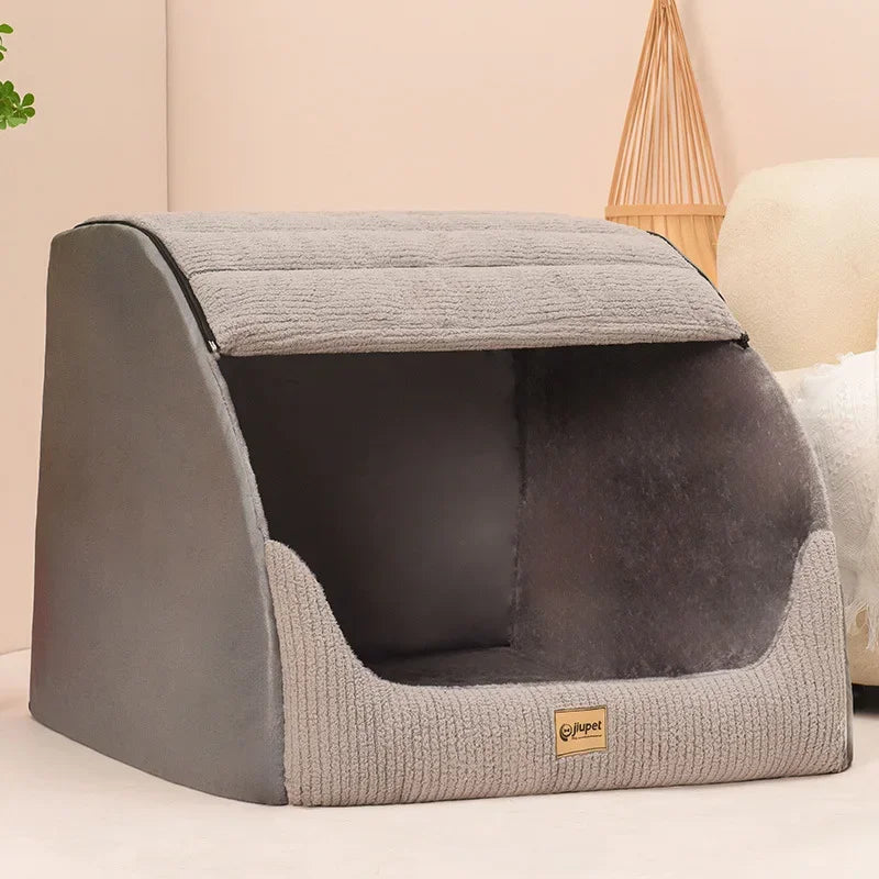 Luxurious Winter Warm Pet Bed for Medium to Large Dogs and Cats-My Little Pet