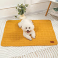 Reusable Cotton Waffle Pet Mat for Dogs - Washable and Eco-Friendly-My Little Pet